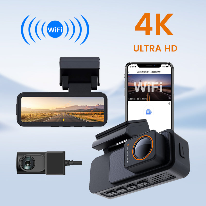 4K Front + Rear Dash Cam