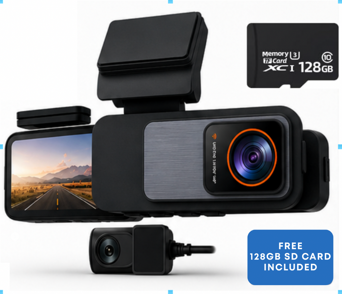 4K Front + Rear Dash Cam